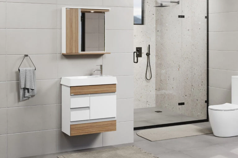 Kit Gabinete para Banheiro Nápole Suspenso - AJ Rorato