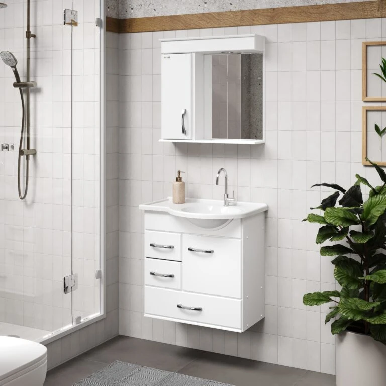 Kit Gabinete para Banheiro Viena Suspenso - AJ Rorato