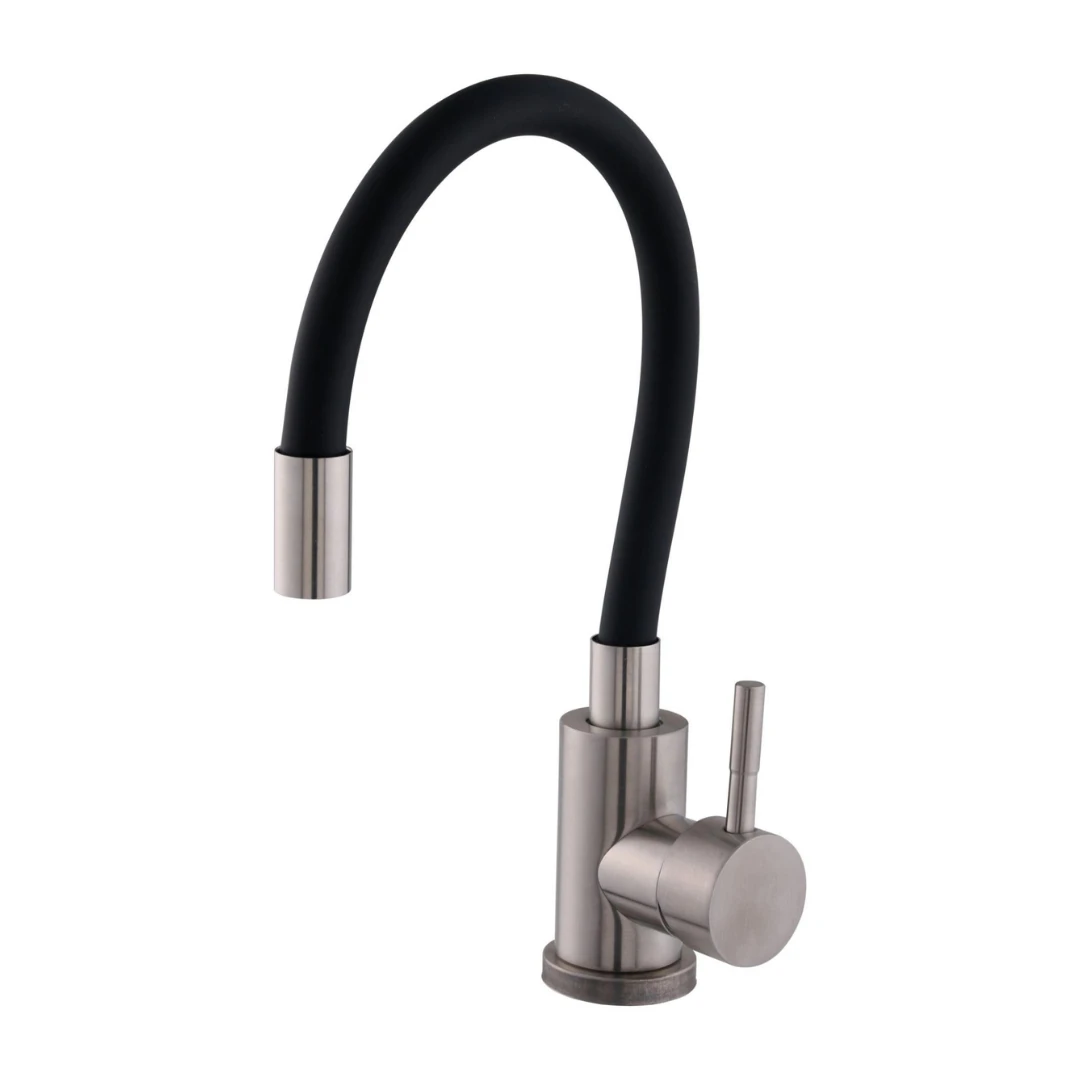 MISTURADOR MONOCOMANDO MÔNACO FLEXÍVEL BLACK - Talita Metais