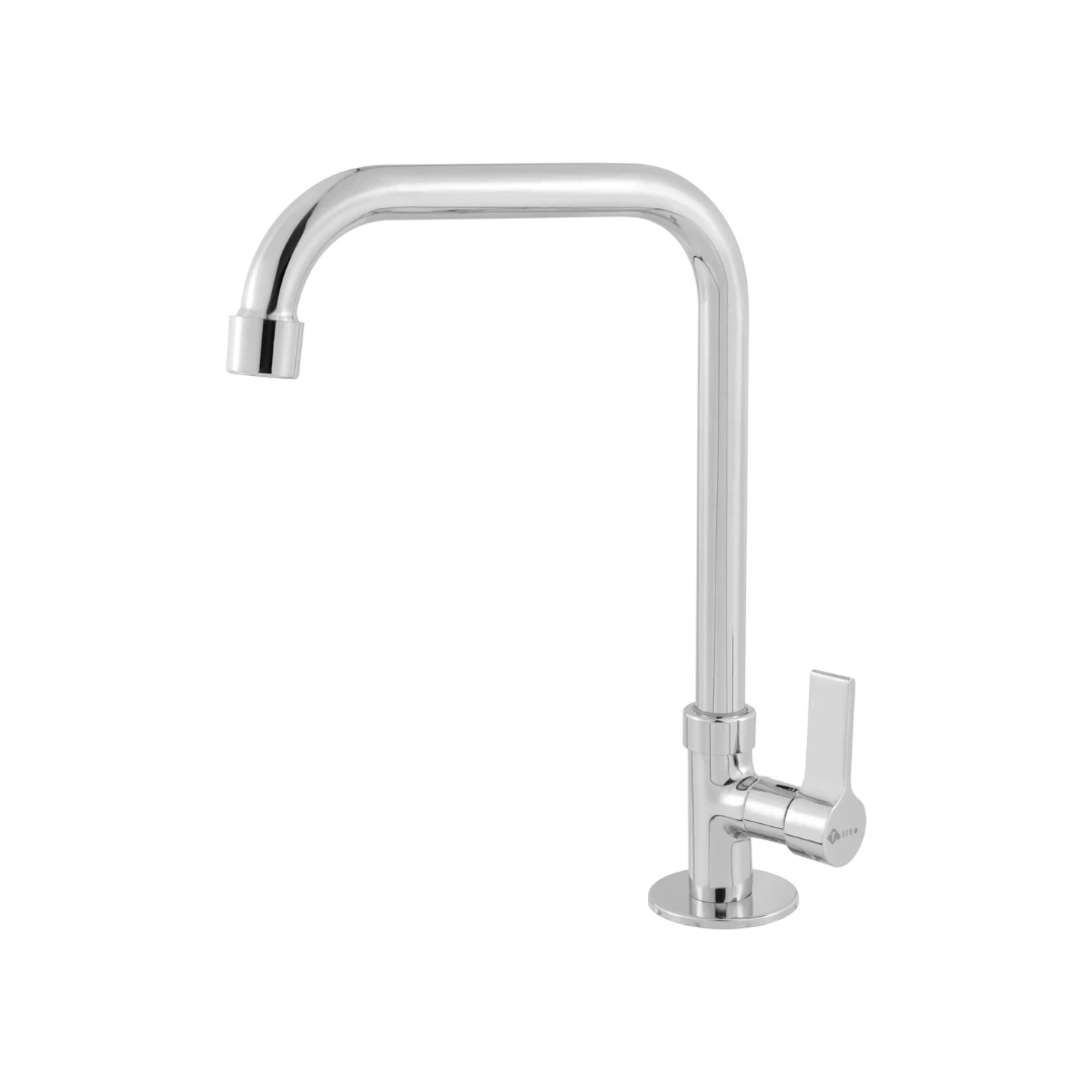 TORNEIRA COZINHA CROMO GIRATÓRIA CANO 3/4 - Talita Metais