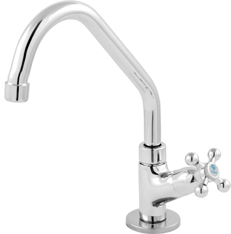 TORNEIRA COZINHA DE BANCADA BICA GIRATÓRIA CANO 5/8 – MVS OU VEDANTE - Talita Metais