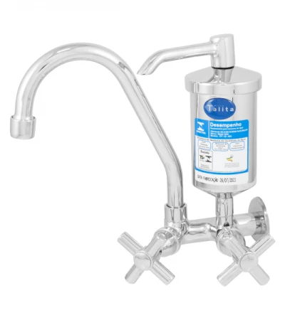 TORNEIRA GIRATÓRIA C/ FILTRO METAL OU ABS - Talita Metais