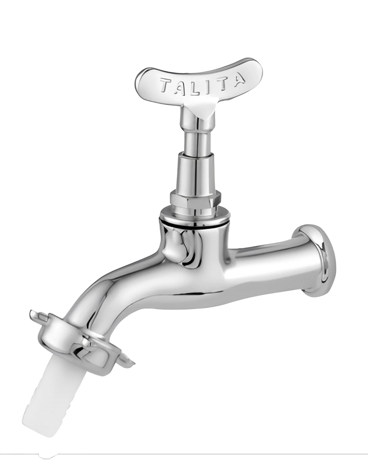 TORNEIRA PARA JARDIM CROMADA COM BICO - Talita Metais