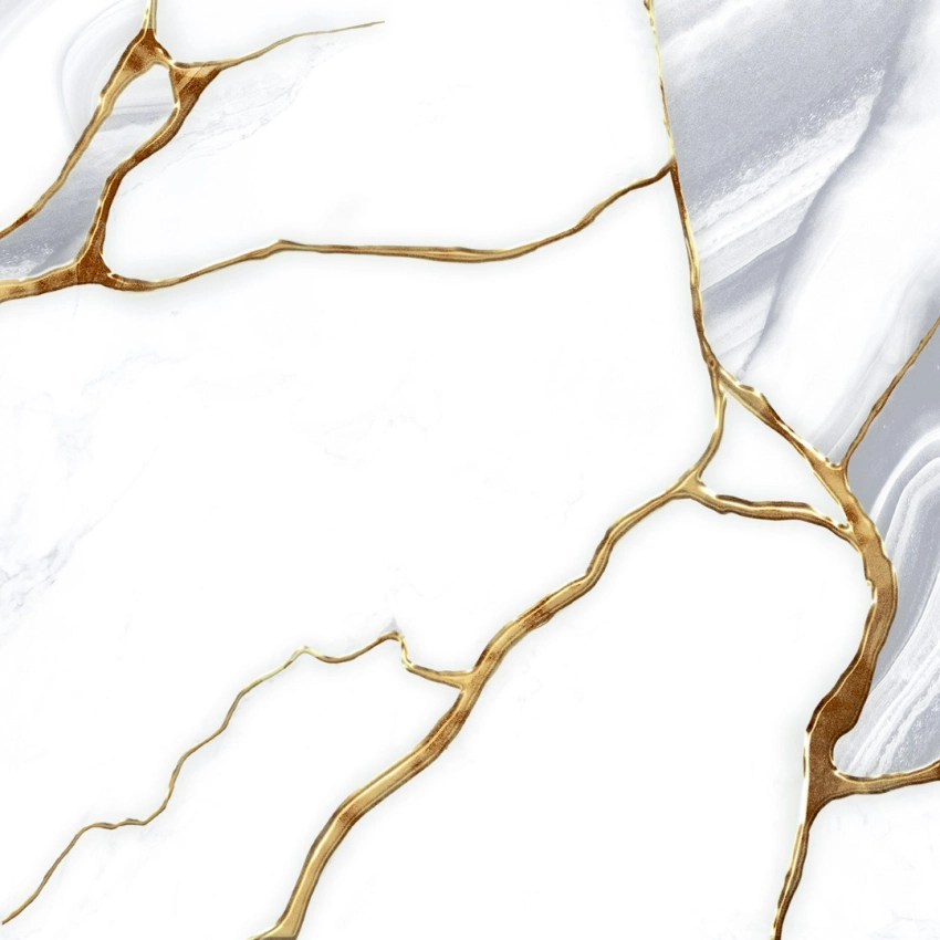Piso Cerâmico Brilhante Gold Marble 43x43 Karina - 43236 - 43x43 - Karina — foto 4