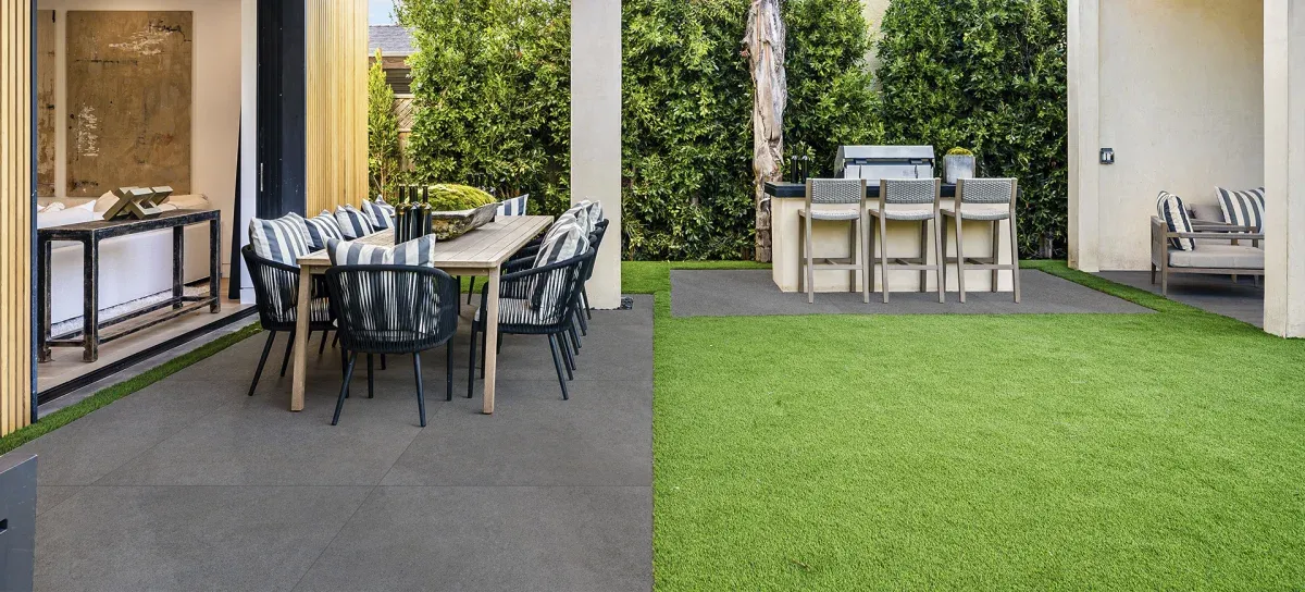 Porcelanato Antiderrapante Limestone Grigio Natural 90x90 Delta Nova - 2729 - 90x90 - Delta Nova — foto 12