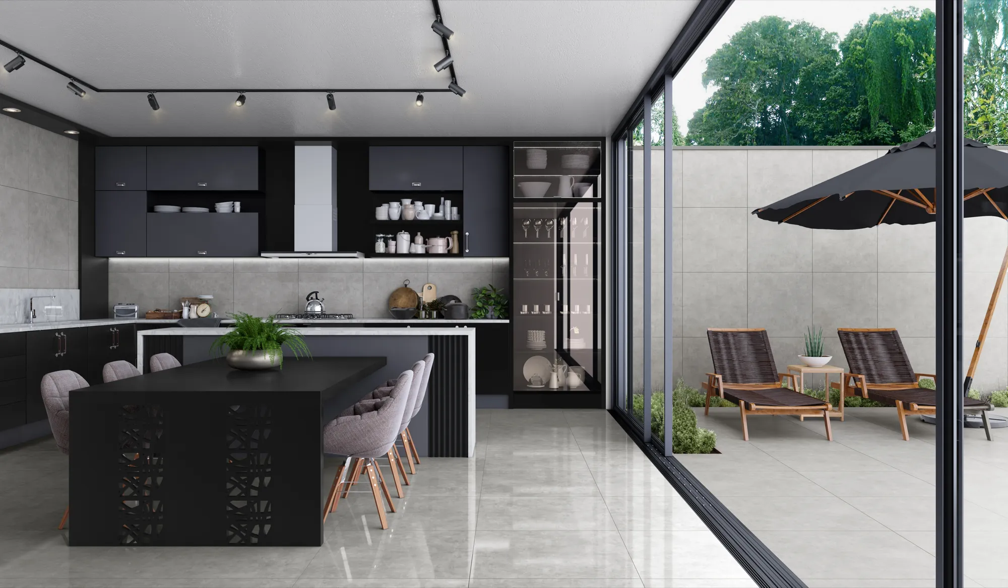 Porcelanato Polido Metropole Cement 71x71 Via Rosa - PTR71080 - 71x71 - Via Rosa — foto 5