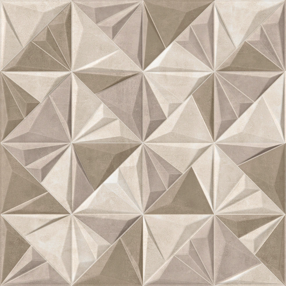 Porcelanato Acetinado Metropole Deco 72x72 Via Rosa - AR72048 - 72x72 - Via Rosa — foto 1