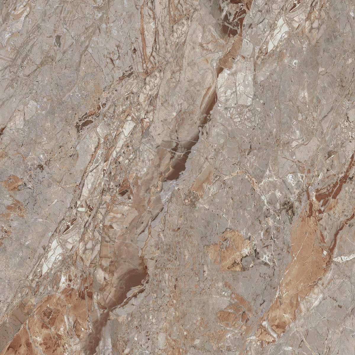 Porcelanato Polido Mondrian 71x71 Via Rosa - PTR71106 - 71x71 - Via Rosa — foto 1