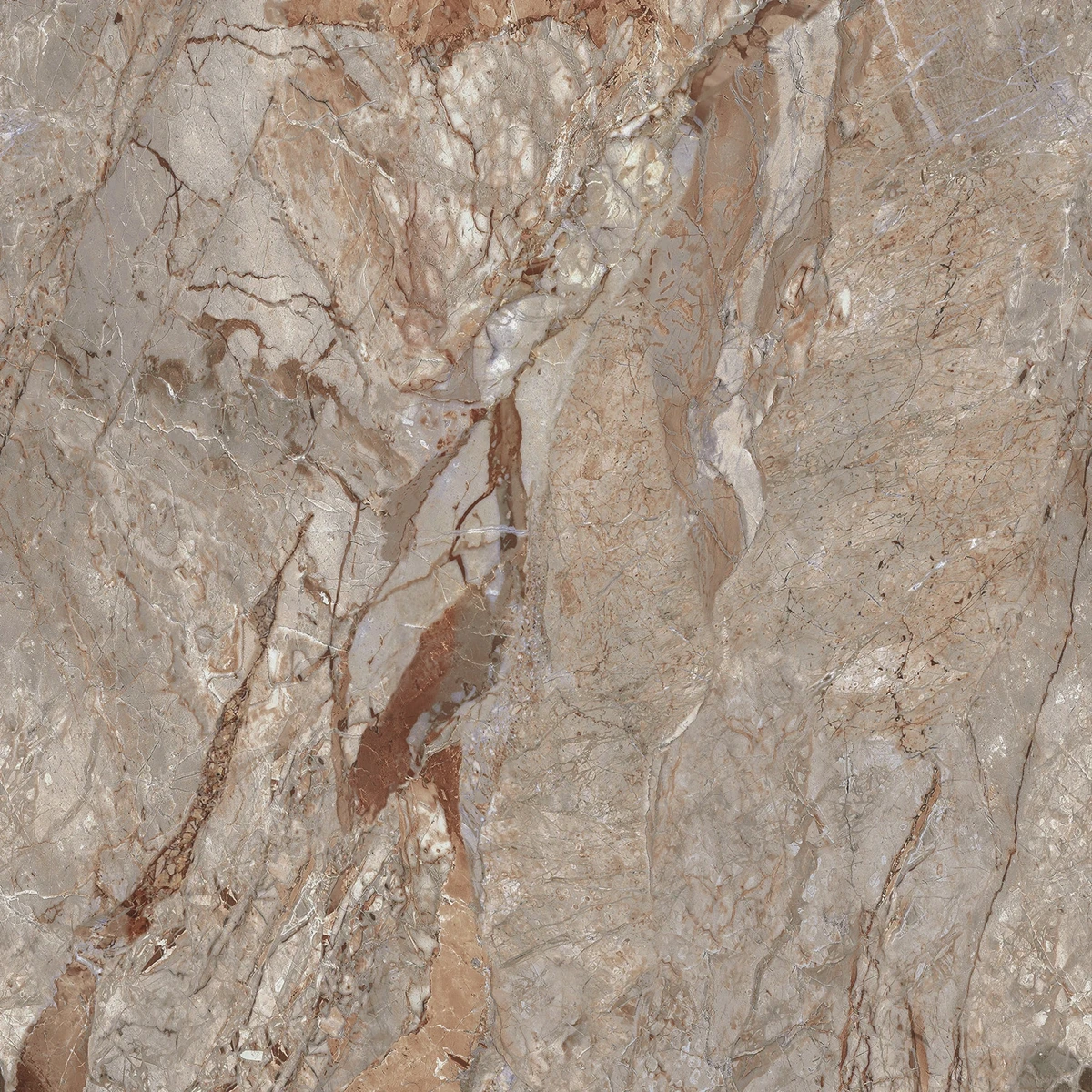 Porcelanato Polido Mondrian 71x71 Via Rosa - PTR71106 - 71x71 - Via Rosa — foto 2