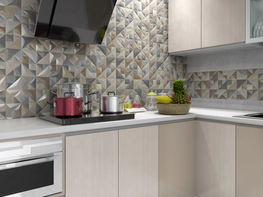 Revestimento Cerâmico Brilhante Origami Mix 32x57 Karina - 37114 - 32x57 - Karina — foto 5