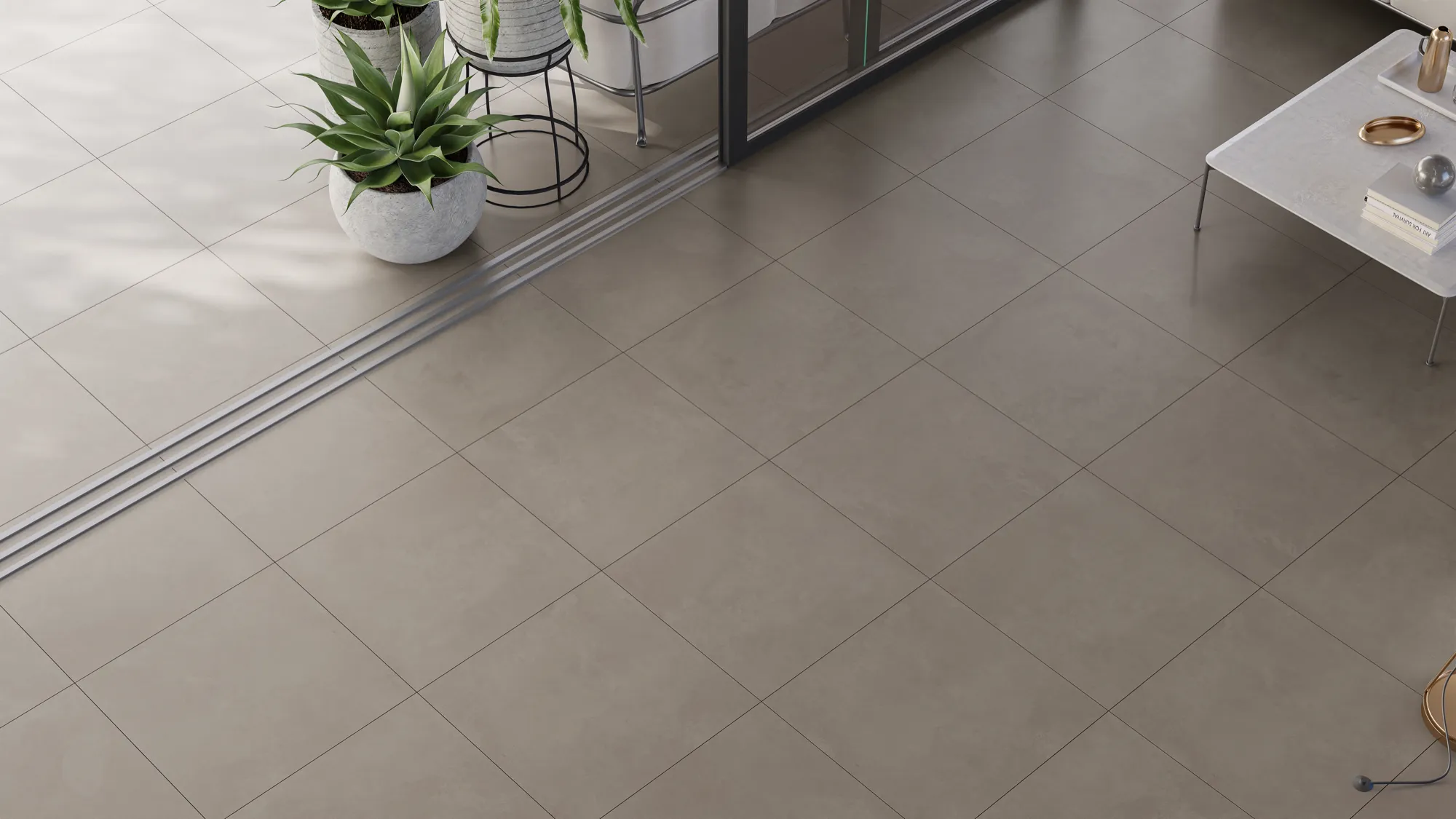 Porcelanato Acetinado Tokio Carbon 72x72 Via Rosa - AR72126 - 72x72 - Via Rosa — foto 8