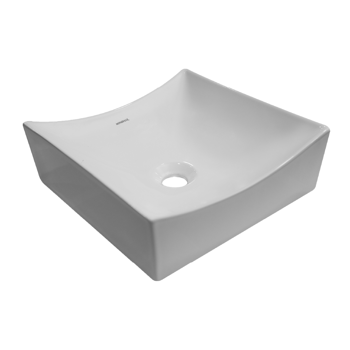 Cuba de Apoio Quadrada Moana Sem Mesa - 35x35x12cm - Mondialle