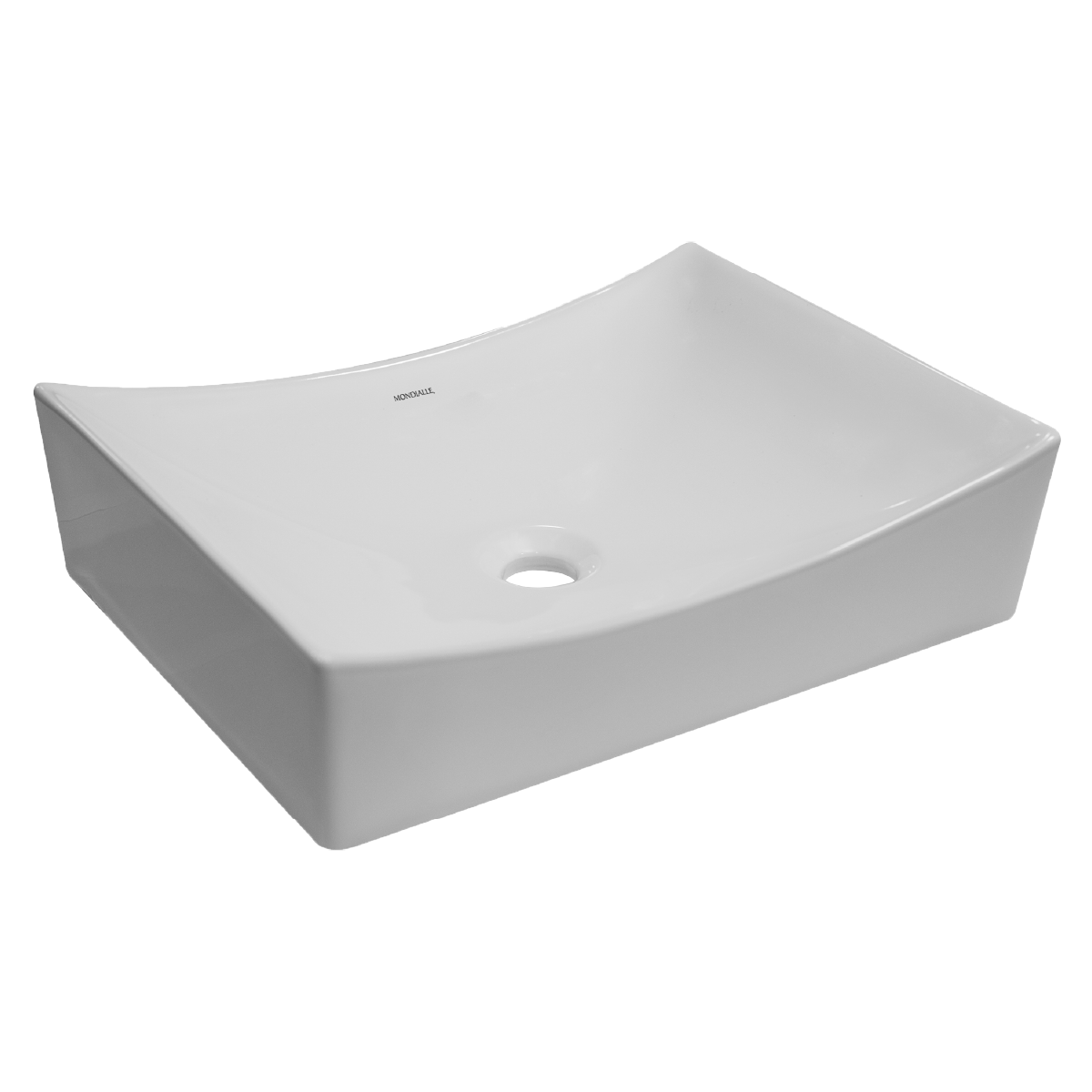 Cuba de Apoio Retangular Moana 45 Sem Mesa - 46x35x12cm - Mondialle