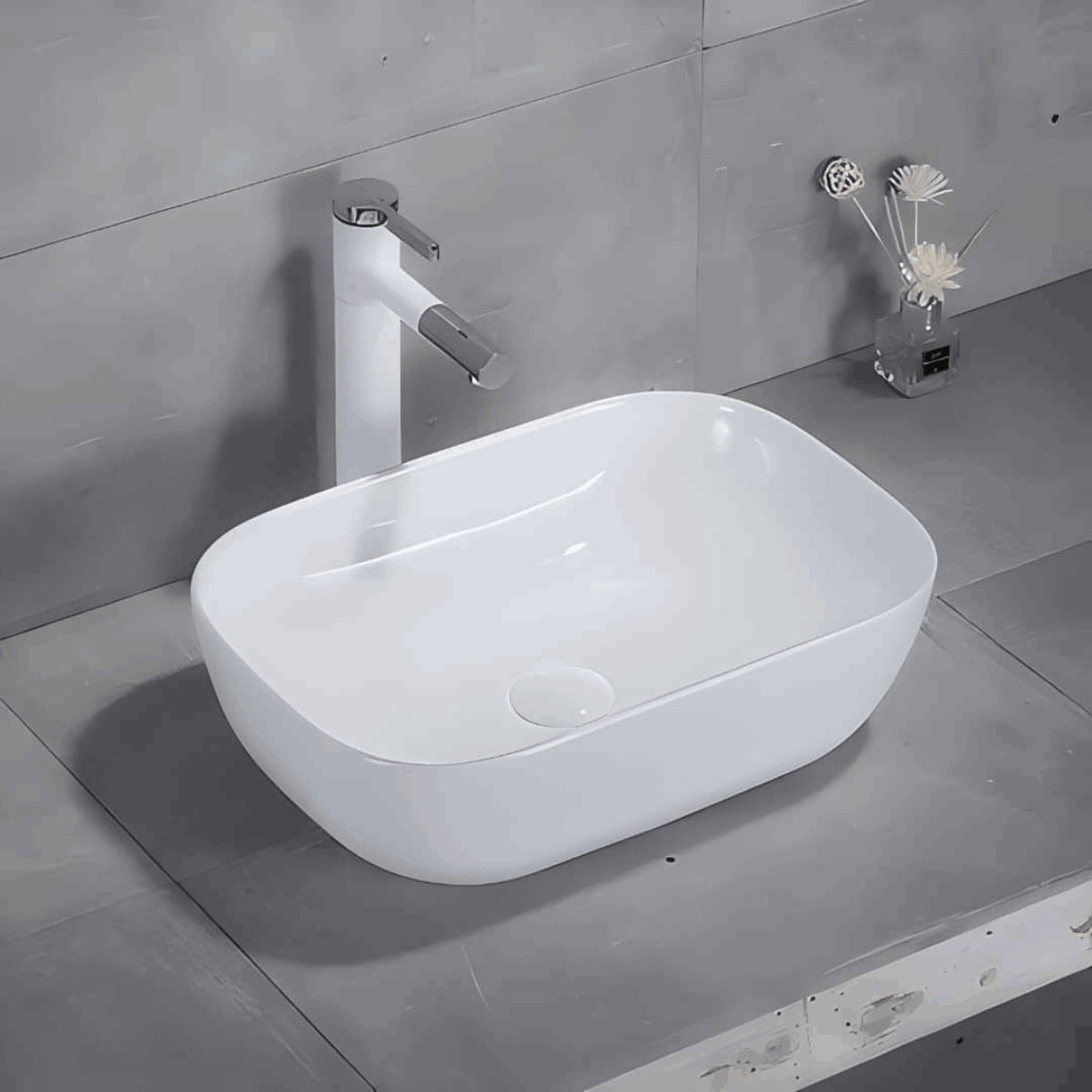 Cuba Retangular Apoio Luxo Ravello 455x325x135mm - Mondialle