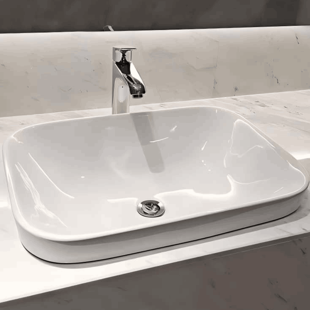 Cuba Retangular Minori Luxo 530x335x170mm - Mondialle